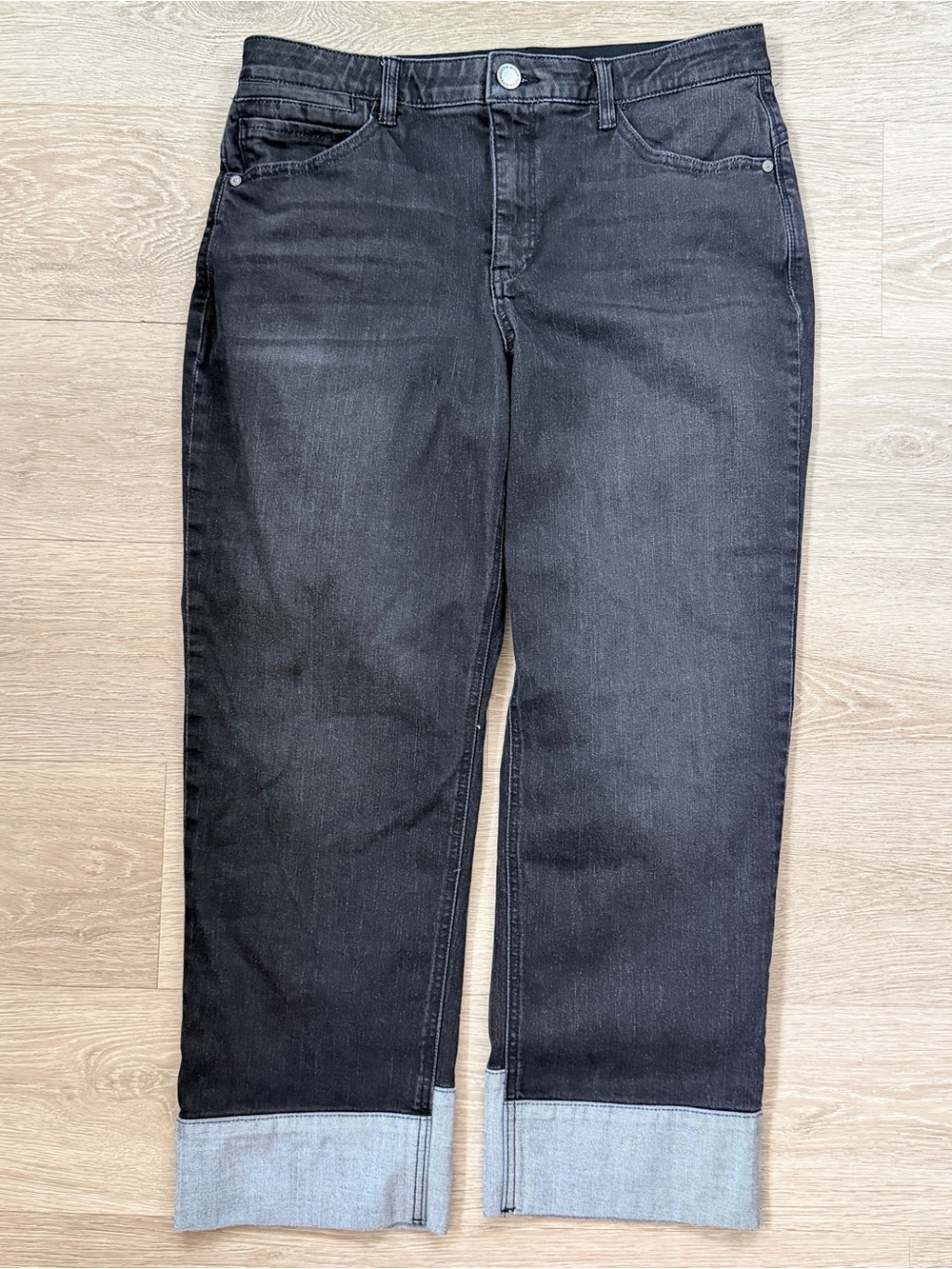 Wit & Wisdom High Waist Cuff Hem Jeans, 14, NWOT - Runs Small (fits like a 12)